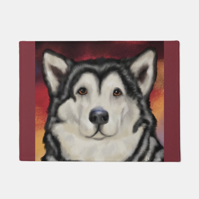 Paillasson Malamute d'Alaska (Devant)