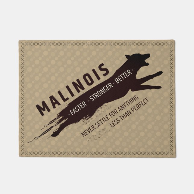 Paillasson Malinois - berger belge - Mechelaar (Devant)
