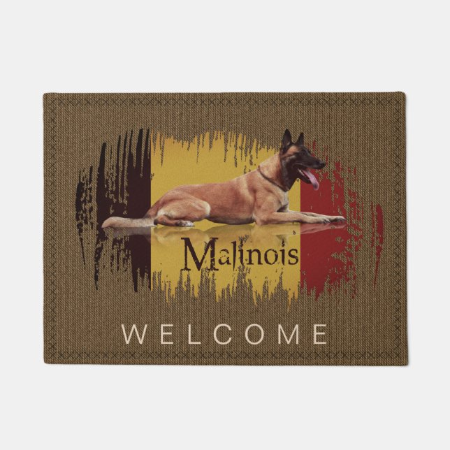 Paillasson Malinois - berger belge - Mechelaar (Devant)
