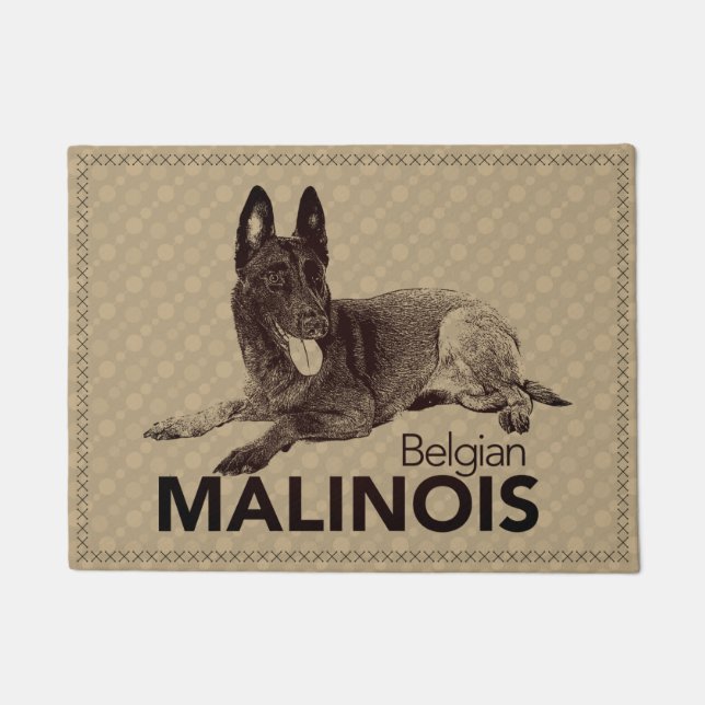 Paillasson Malinois - berger belge - Mechelaar (Devant)