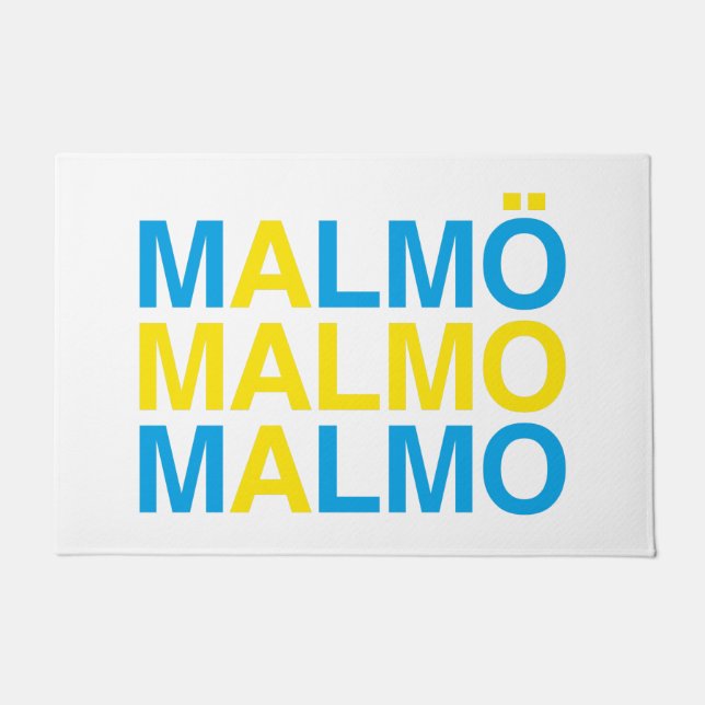 Paillasson MALMO Swedish Flag (Devant)