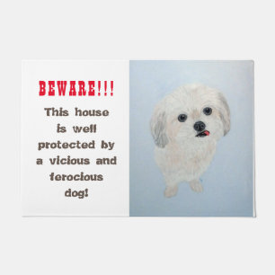 Paillasson Malshi, Maltais, Shih Tzu, Drôle de chien de garde