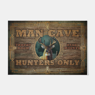 Paillasson Man Cave Rug, Chasseurs uniquement 
