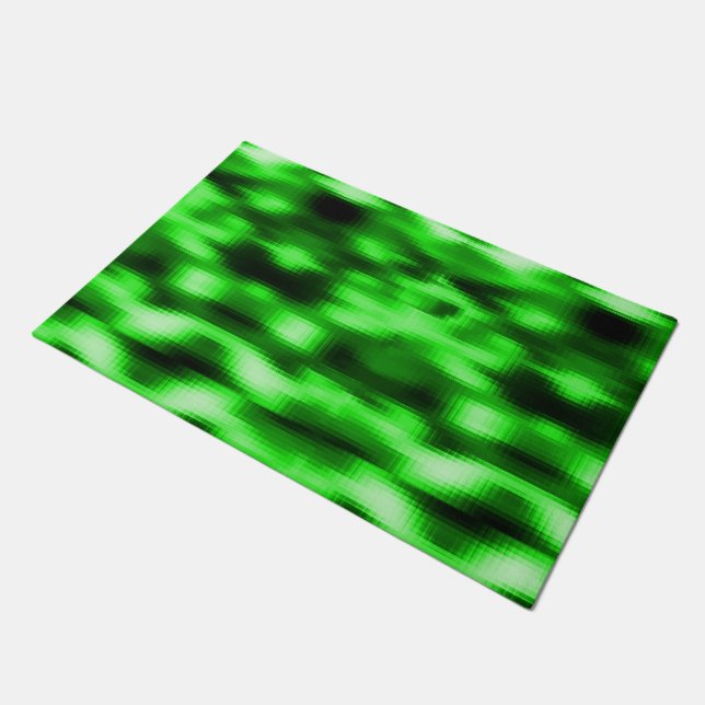 Paillasson Manchado verde e preto estilo pastilhas de vidro (Incliné)