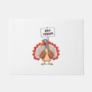 Paillasson Mangez Pizza Turquie Thanksgiving Adulte Vegan Amu