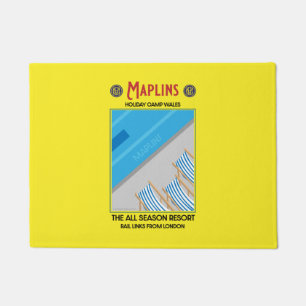 Paillasson Maplins Vintage Camping de vacances britannique Do