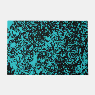 Paillasson Marbre Granit Texture Bleu