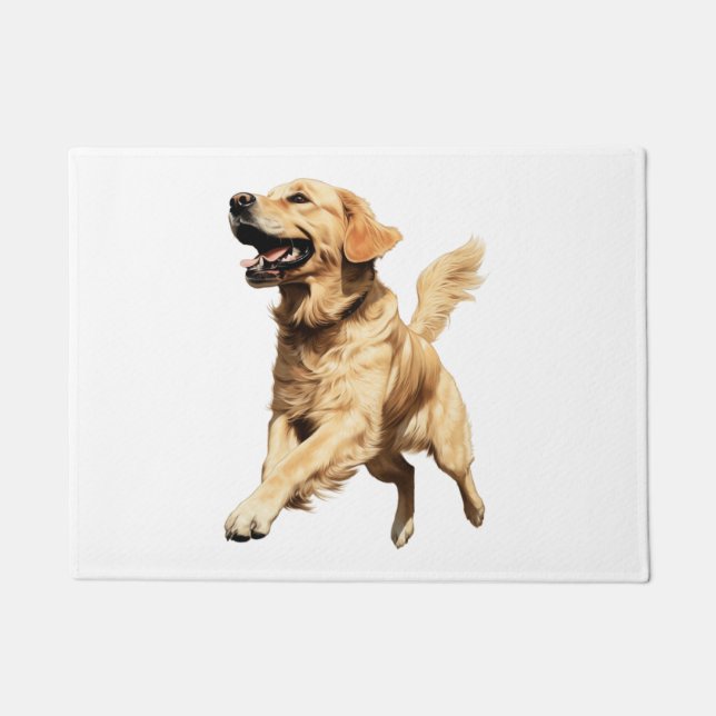 Paillasson Marionnette Golden Retriever - Animaux de compagni (Devant)