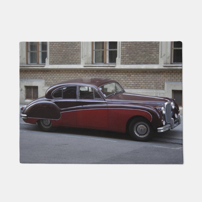Paillasson Mark IX de Jaguar rouge (Devant)