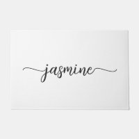 Marque-page personnalisé minimaliste féminin blanc
