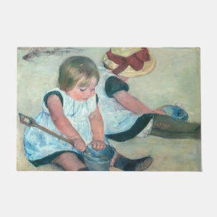 Paillasson Mary Cassatt - Enfants jouant sur la plage