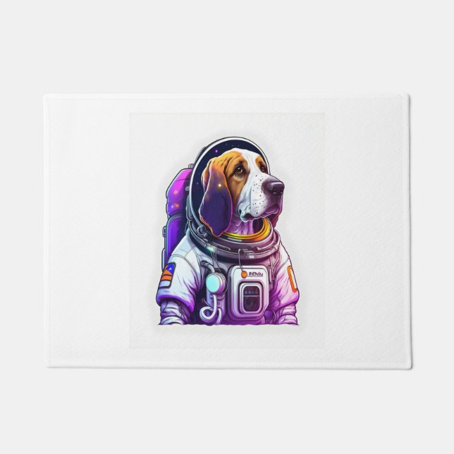Paillasson Mascotte de chien Astronout (Devant)
