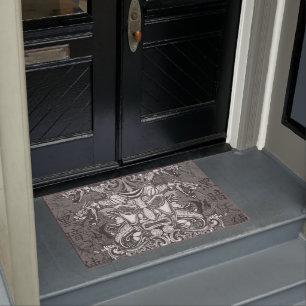 Paillasson Masque de samurai Door Mat