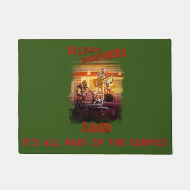 Paillasson mat avec Allbot Brothers Band (Devant)