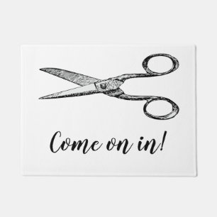 Paillasson Mat bienvenu de coiffeur