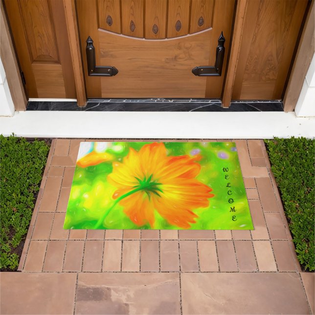 Paillasson Mat d'accueil Sunshine Fleur (De plein air)