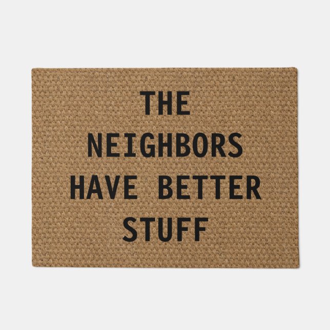 Paillasson Mat de bienvenue amusant (Devant)