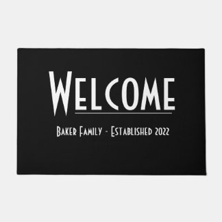 Paillasson Mat de bienvenue personnalisable 2022