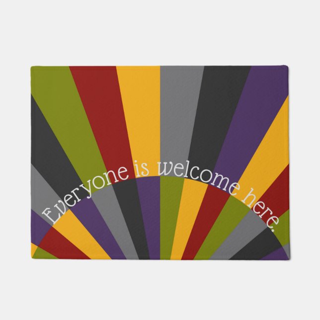 Paillasson Mat de la porte d'accueil Sunrise Sunset (Devant)