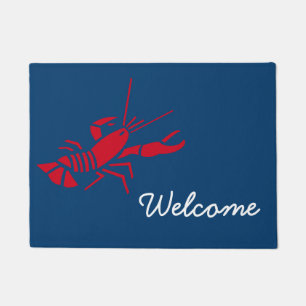 Paillasson Mat de la porte de homard
