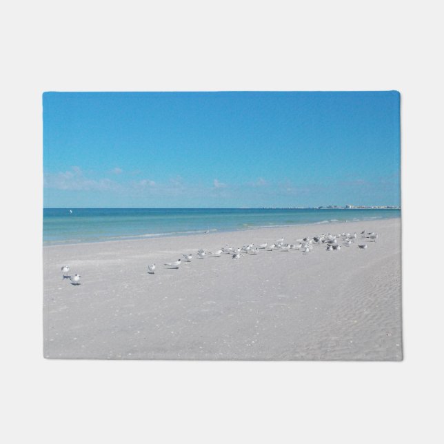 Paillasson Mat de la porte de la plage de Floride (Devant)
