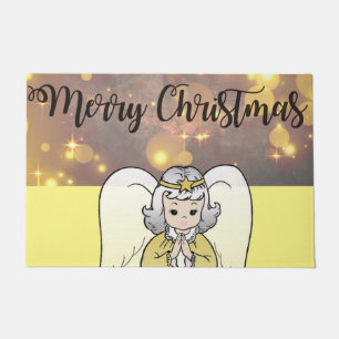 Paillasson Mat de la porte de Noël, Ange