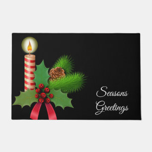 Paillasson Mat de la porte de Noël, Joyeuses Fêtes