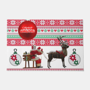 Paillasson Mat de la porte de Noël, Joyeux Noël