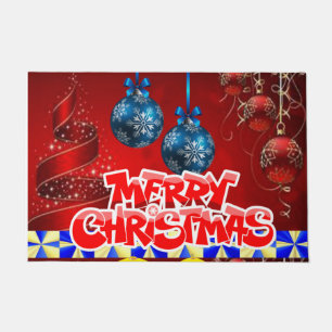 Paillasson Mat de la porte de Noël, Joyeux Noël