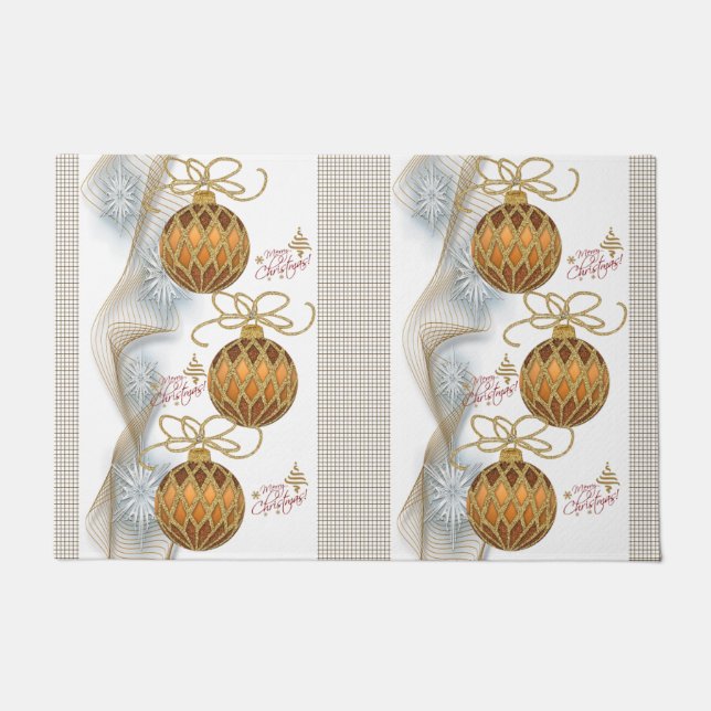 Paillasson Mat de la porte de Noël, Joyeux Noël (Devant)