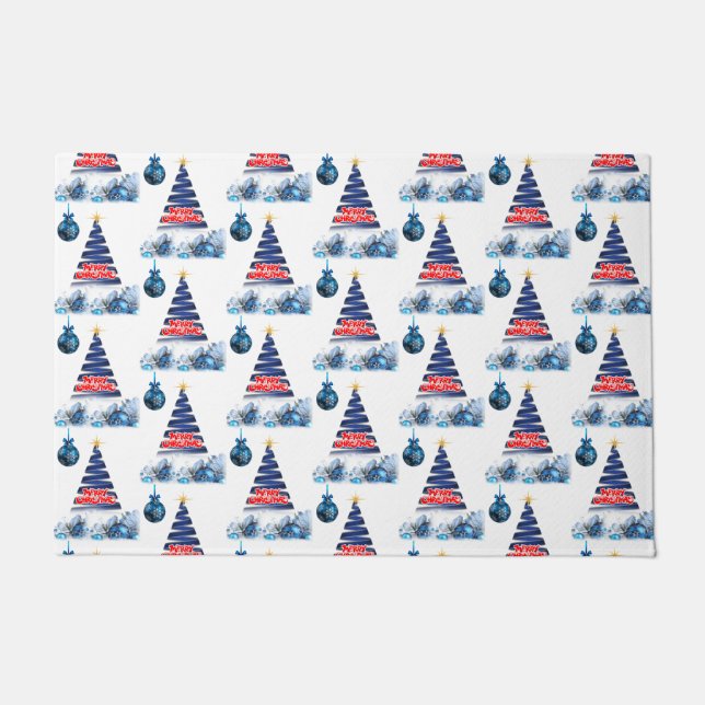 Paillasson Mat de la porte de Noël, Joyeux Noël (Devant)