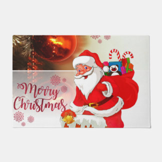 Paillasson Mat de la porte de Noël, Père Noël