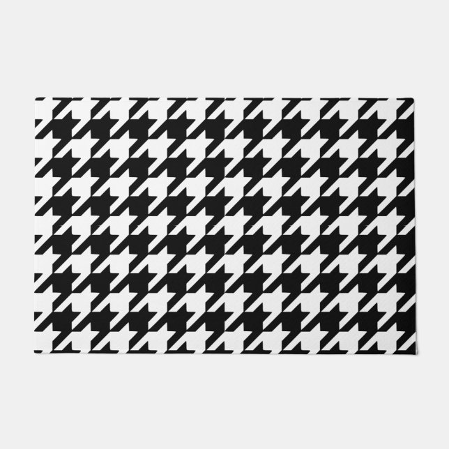 Paillasson Mat de la porte noire (Devant)