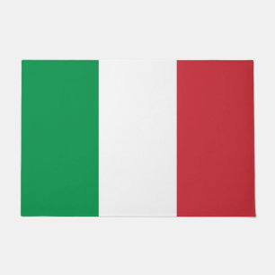 Paillasson Mat de porte avec drapeau d'Italie