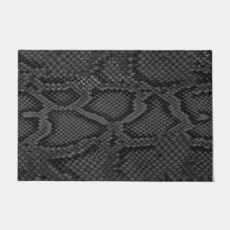 Paillasson Mat de porte avec motif de serpent gris
