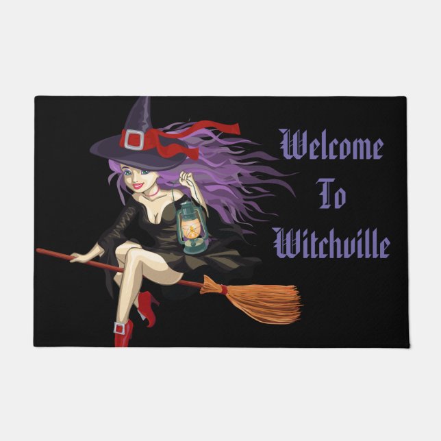 Paillasson Mat de porte d'Halloween (Devant)