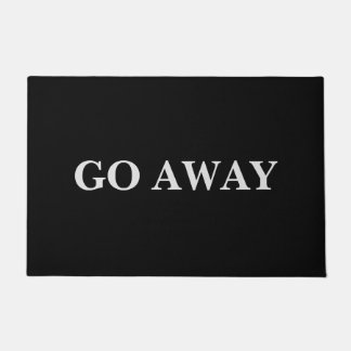 Paillasson Matelas de porte amusant "Go Away"