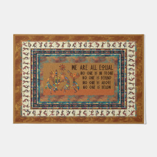 Paillasson Matelas d'égalité coloré, mat de couleur