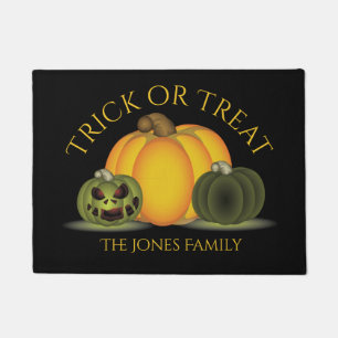 Paillasson Matelas Halloween personnalisé avec Citrouilles