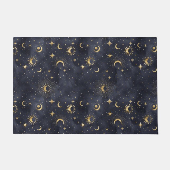 Paillasson Matelas motif ciel de nuit céleste (Devant)
