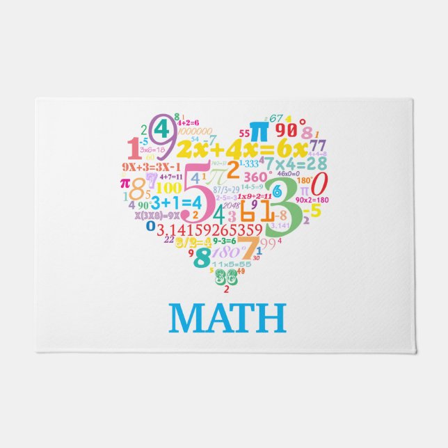 Paillasson Math du cœur (Devant)
