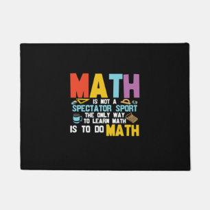 Paillasson Math Enseignant Math Math N'Est Pas Un Spectateur