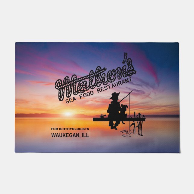 Paillasson Mathon's Sea Food Restaurant, Waukegan, Illinois (Devant)