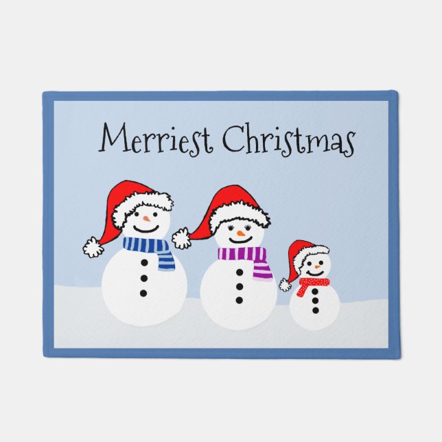 Paillasson Matorat de Noël Snowman (Devant)