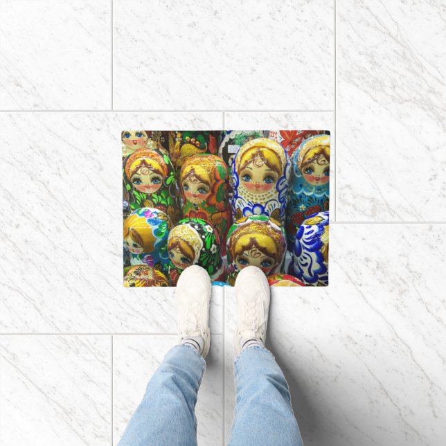 Paillasson Matryoshka Poupées Souvenir Kiosque Voyage Photo (Intérieur)