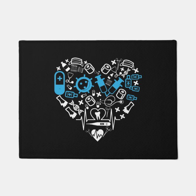 Paillasson Médecine - Coeur de l'équipement médical (Devant)