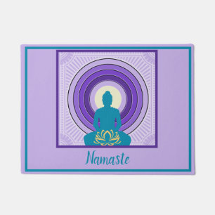 Paillasson Méditation Namaste Buddha Yoga Bienvenue spiritue