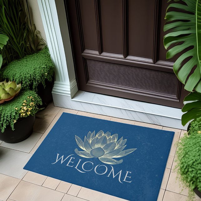 Paillasson Méditation YOGA Instructeur Lotus Welcome Doormat (Créateur téléchargé)