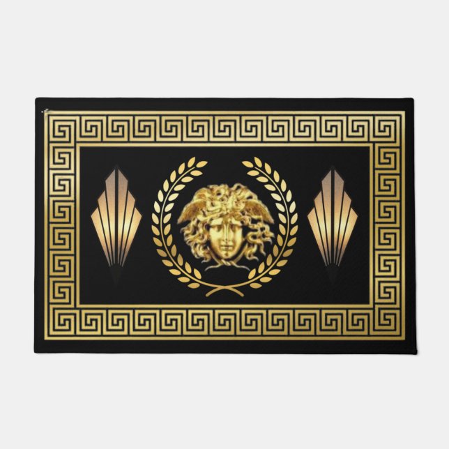 Paillasson Medusa Laurel Wreath grec Key Door (Devant)