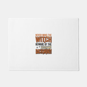 Paillasson Méfiez-vous du T-shirt de sorcière d'Halloween de 